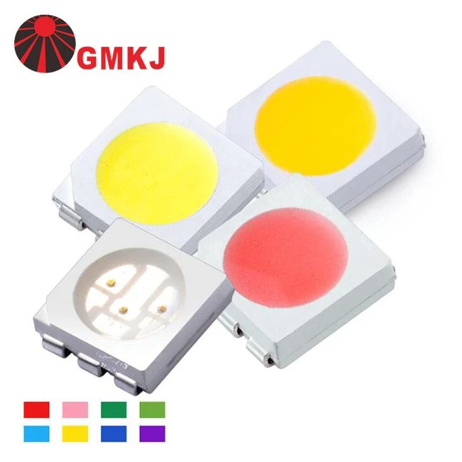 LED 5050 SMD PLCC6 чип бял RGB цвят